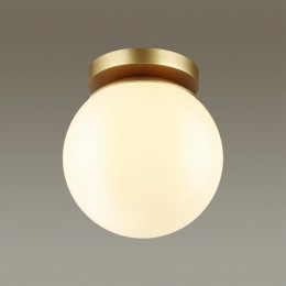 4247/1C HIGHTECH ODL21 271 золотист/металл/белый/акрил Потолочный светильник IP44 E27 LED max 5W BOSCO