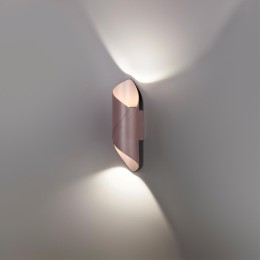 6659/10WLA NATURE ODL24 629 коричневый/металл Уличный настенный светильник IP65 LED 10W 4000K AC85-265V BASTI