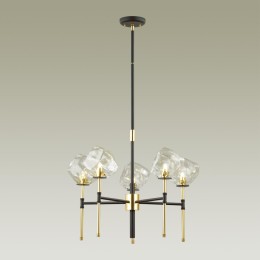 4789/5 LOFT ODL21 433 черный/золотой/прозрачный Люстра G9 5*40W STONO