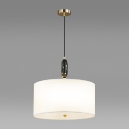 5424/5 MODERN ODL_EX24 43 золотой/черный/белый/металл/керамика/ткань Люстра E14 5*40W POLLEN