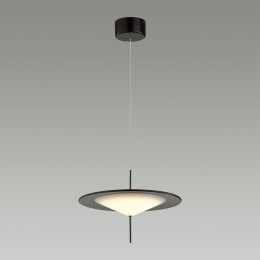 5012/16L L-VISION ODL23 327 черный/белый матовый металл/акрил Подвес LED 16W 3000K STEKA