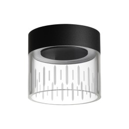 359002 OVER NT23 332 черный Светильник накладной светодиодный IP20 LED 4000K 10W 85-265V AURA