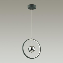 4031/21LA L-VISION ODL19 216 тёмно-серый/хром Подвес LED 21W 220V LOND