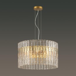 4938/6 HALL ODL22 541 матов.золотой/прозрачныйстекло Люстра E14 6*40W MERKALE