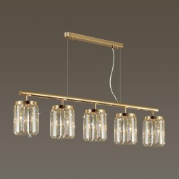 4987/5 CLASSIC ODL22 549 золотой/хрусталь Люстра E14 5*40W VASSA