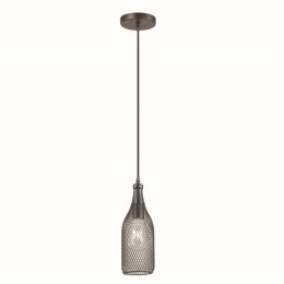 3353/1 PENDANT ODL17 379 черный Подвес E27 60W 220V BOTTLE