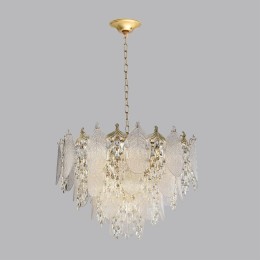 5049/19 HALL ODL24 511 золото/прозрачный/металл/хрусталь/стекло Люстра E14 19*40W TEARS