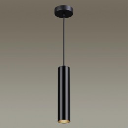 3872/1L HIGHTECH ODL19 285 черный Подвесной светильник GU10 1*50W 220V KIKO