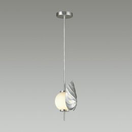 4865/1A MODERN ODL_EX22 81 серебристый/белый/стекло Подвес E14 1*40W JUNGLE