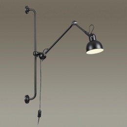 4125/1WA MODERN ODL19 587 черный Бра на кронштейне Е14 1*40W ARTA