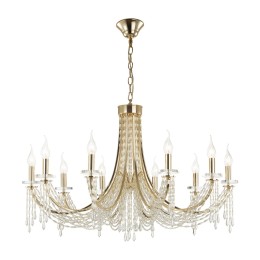 5063/10 CLASSIC ODL24 537 золото/прозрачный/металл/хрусталь Люстра E14 10х40W CAPEL