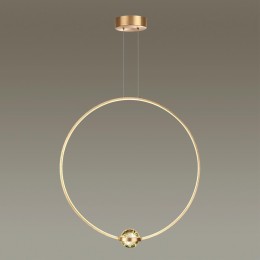 4336/27L L-VISION ODL22 207 брашированное золото/металл Подвесной светильник IP20 LED 27W 2230Лм 4000K GOTA