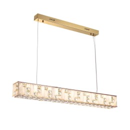 5072/50L HALL ODL24 495 золото/прозрачный/белый/металл/хрусталь/алебастр Подвес LED 50W 3700K CROSSA