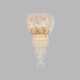 5048/4W HALL ODL24 519 золото/прозрачный/янтарный/металл/хрусталь/стекло Бра G9 4*40W PAROTI