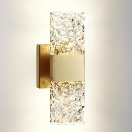 4364/5WL HIGHTECH ODL23 241 матовое золото/металл/стекло Настенный св-к IP20 LED 10W 612Лм 3000K RICCI