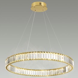 5015/45L L-VISION ODL23 485 золотой/прозрачный металл/хрусталь Люстра LED 45W 4000K 4500Лм VEKIA