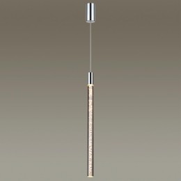 4370/5L HIGHTECH ODL23 145 хром полированный/акрил с пузырьками Подвесной св-к IP20 LED 4W 200Лм 3000K SPARKY