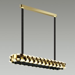 4993/90LA L-VISION ODL23 373 золотой/черный/металл/акрил Люстра LED 90W 3000K ASTURO