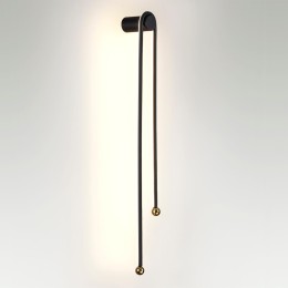 6633/18WL HIGHTECH ODL24 159 металл/черный/акрил Настенный светильник IP20 LED 18W 3000K 220V MEMFI