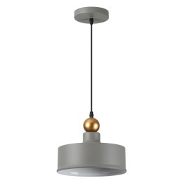 4089/1 PENDANT ODL19 377 серый/золотой Подвес Е27 1*40W BOLLI