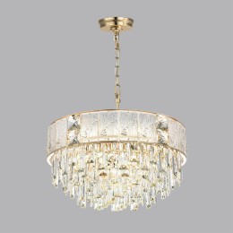 5070/11 HALL (В 2-Х КОРОБКАХ) ODL24 499 золото/прозрачный/матовый/металл/хрусталь/стекло Люстра E14 11*40W FIESTA