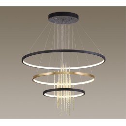 3901/99L L-VISION ODL20 247 золотистый/стекло/металл Подвесной светильник LED 4000K 113W 220V MONICA