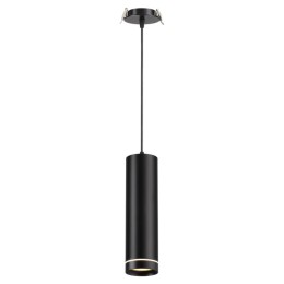357691 SPOT NT18 451 черный Встраиваемый светильник IP20 LED 3000K 12W 160-265V ARUM