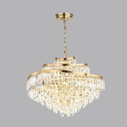 5073/12 HALL (В 2-Х КОРОБКАХ) ODL24 505 золото/прозрачный/металл/хрусталь Люстра E14 12*40W WAYTA
