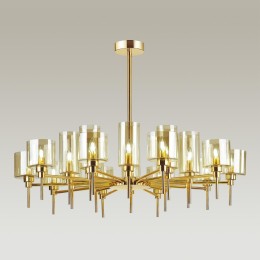 4689/20 MODERN (В 2-Х КОРОБКАХ) ODL20 439 золотой/янтарный Люстра E14 20*40W DIATRA