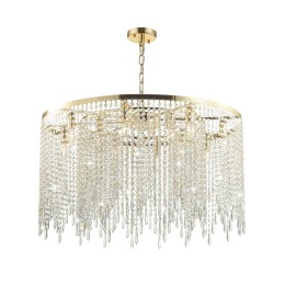 5028/12 MODERN ODL23 531 золотой/прозрачный металл/хрусталь Люстра E14 12*40W CHOKKA