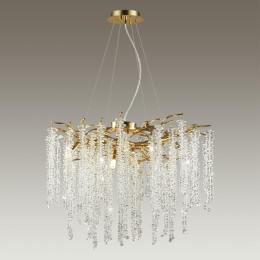 5005/8 HALL ODL23 527 золотой/прозрачный металл/хрусталь Люстра G9 8*40W BANCHE