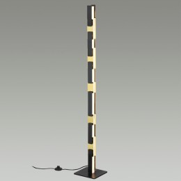 4991/36FL L-VISION ODL23 417 черный/золотой/металл/акрил Торшер LED 36W 3000K FIERRO