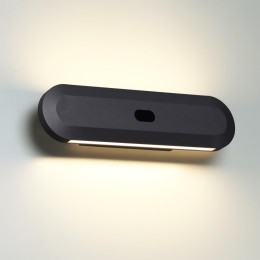 6641/14WL HIGHTECH ODL24 157 металл/черный/акрил Настенный светильник IP20 LED 14W 3000K 220V с датчиком движения и диммером яркости SATRION
