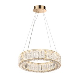 5071/60L HALL ODL24 493 золото/прозрачный/металл/хрусталь/стекло Люстра LED 60W 3700K VERSION