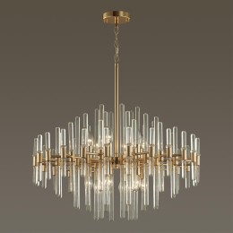 4988/12 HALL ODL22 551 золотой/стекло Люстра E14 12*40W STIKA