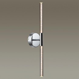 4370/10WL HIGHTECH ODL23 145 хром полированный/акрил с пузырьками Настенный св-к IP20 LED 8W 315Лм 3000K SPARKY