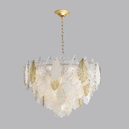 5052/21 HALL ODL24 507 золото/белый/прозрачный/металл/стекло/фарфор/металл Люстра E14 21*40W LACE