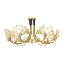 4870/7 HALL ODL_EX22 95 золотой/чёрный/стекло Люстра E14 7*40W VENTAGLIO