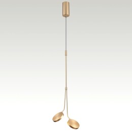 5011/16L L-VISION ODL23 331 золотой матовый металл/акрил Подвес LED 16W 3000K MARO