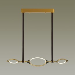 4995/40L L-VISION ODL23 377 матов.золотой/черный/металл/акрил Люстра LED 40W 3000K VIKEMA