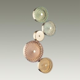 5412/26WL L-VISION ODL_EX23 51 золотой/разноцветный металл/стекло Бра LED 26W 4000K CARAMELLA