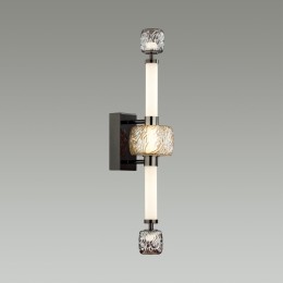 5427/28WL L-VISION ODL_EX24 21 черный хром/белый/дымчатый/коньячный/металл/стекло/акрил Бра LED 28W 3000K KLIFF