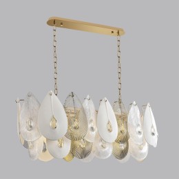 5050/14 HALL ODL24 515 золото/прозрачный/металл/стекло/фарфор/металл Люстра E14 14*40W CABOCHON