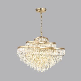 5073/14 HALL (В 2-Х КОРОБКАХ) ODL24 505 золото/прозрачный/металл/хрусталь Люстра E14 14*40W WAYTA