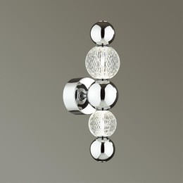 5007/7WL L-VISION ODL23 465 хром/прозрачный/металл/акрил Бра LED 7W 4000K 380Лм CRYSTAL