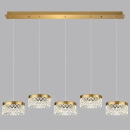 5032/30LA L-VISION ODL24 447 античн.бронза/металл/акрил Люстра LED 30W 4000K 1954лм FIVRE