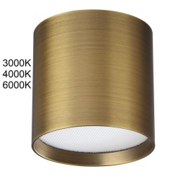 7128/8CL HIGHTECH ODL26 Потолочный светильник бронза/металл IP20 LED 8W 480Лм 3000K/4000K/6000K 120° 220-240V OBEN