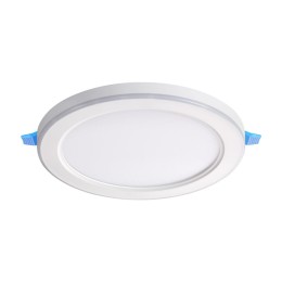 359010 SPOT NT23 496 белый Светильник встраиваемый светодиодный (три сценария работы) IP20 LED 4000К+RGB 12W+4W 100-265V 960Лм SPAN