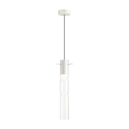 5059/5LB PENDANT ODL24 323 белый/прозрачный/металл/стекло Подвес LED 5W 3000K SCROW