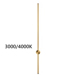 4335/18WGP HIGHTECH ODL23 299 золото Настенный светильник IP20 LED 18W 849Лм 3000K/4000K (перекл. ч/з тумблер на драйвере) FILLINI